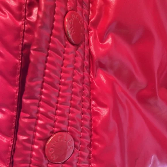 SALE! EUC MONCLER moto-style puffer jacket/Red Hot & Ready for Whatever Weathah! - Picture 8 of 17